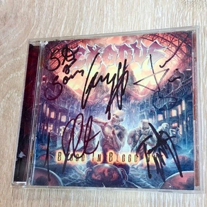 CD autografiado por miembros firmado por Exodus Blood In Blood Out RARO - Imagen 1 de 5