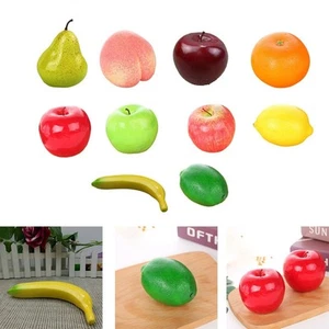 Lifelike Plastic Fake Fruit Assortment Variety of Artificial Home Decoration - Picture 1 of 83