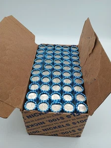 Full Box 2024P Loomis Wrapped Rolls 2024P Jefferson Nickels - Bild 1 von 8