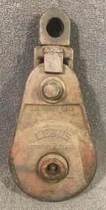 Lebus Heavy Duty 5" Inch 8 Ton L 5 Snatch Block Longview Texas Vintage As Shown - Picture 1 of 16