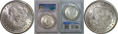 1880-CC Morgan  Dollar   PCGS MS-64+  CAC - Image 1 of 3