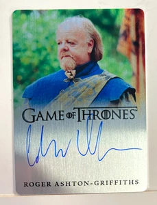 2024 Roger Ashton-Griffiths Mace Tyrell Game of Thrones Metal Auto 38/55 GOT - Picture 1 of 2