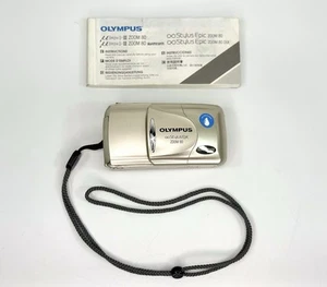 Olympus Stylus Epic Zoom 80 35mm Point & Shoot Film Camera FOR PARTS - FAST SHIP - Picture 1 of 12