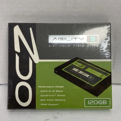 OCZ Agility 3 Solid State SSD 120GB MLC SATAIII 6Gbps 2.5" SSD - Image 1 of 3
