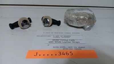 2 Sets Of Marching Cymbal Holders - Image 1 of 4