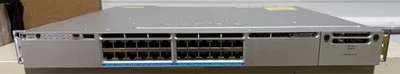 Cisco WS-C3850-24XU-S 24-port 1/2.5/5/10GB UPOE  10GB Copper switch - Image 1 of 4