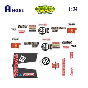 Kit de calcomanías Bathurst DDA escala 1:24 Holden LJ Torana #28C - Imagen 1 de 1