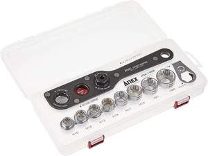 ANEX AOA-19S2 Offset Adapter Socket Set S2 Tool for Narrow Space Japan New - Picture 1 of 7