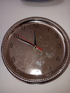 American Silversmith's Vintage 11" Silverplated Tray Original Repurposed Wall... - Picture 1 of 4