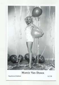 BX109) MAMIE VAN DOREN SWIFTSURE PHOTO POSTCARD (14/128) FILMSTAR PIN UP GLAMOR - Picture 1 of 1