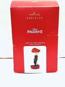 Hallmark 2021 Frozen II Lost In The Woods Ornament New Open Box Read Magic Sound - Picture 1 of 6