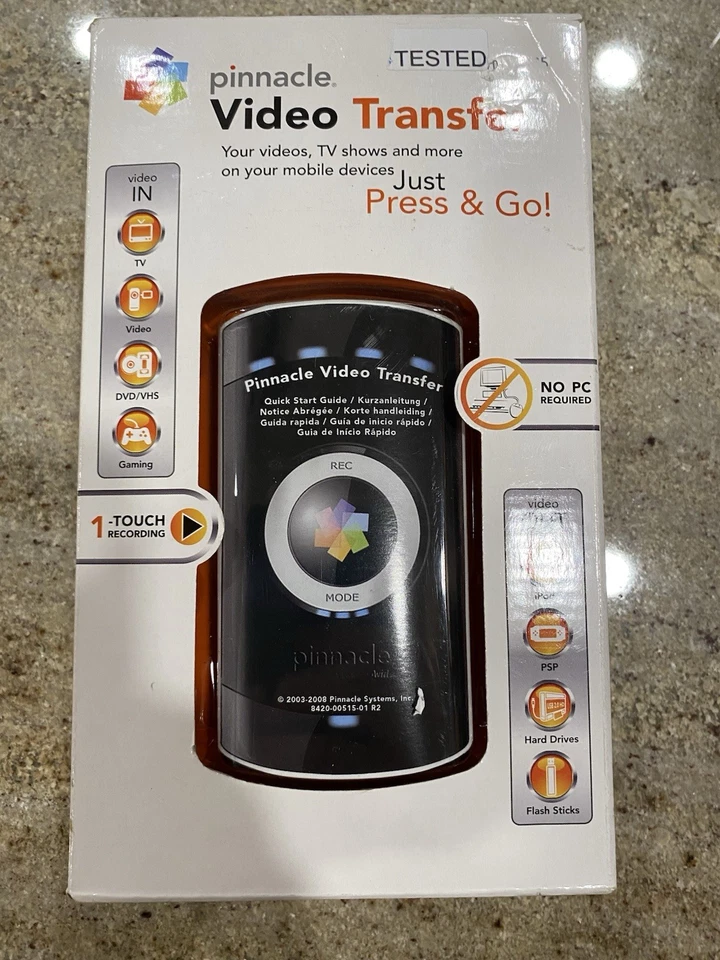 AVID Technology 8241-01103-01 | Pinnacle Video Transfer Device VHS to Digital - Image 1 of 2