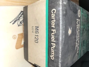 Carter Fuel Pump PART #M6120 U24 - Picture 1 of 3