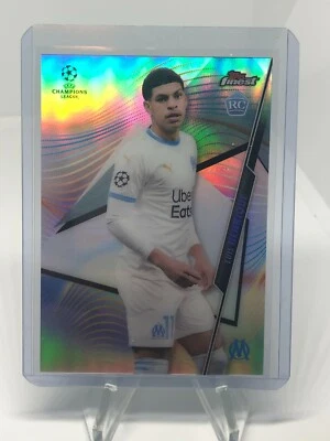 2020-21 Topps Finest UEFA Silver Refractor #3 Luis Henrique RC Rookie Marseille - Image 1 of 2