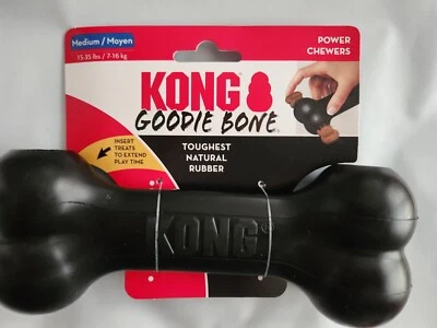 KONG Extreme Goodie Bone Power Chewers Durable Treat Stuffable Dog Chew Toy 7" - Image 1 of 2