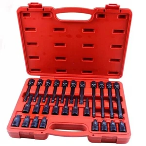 Set 26 chiavi A bussola inserti millerighe XZN 1/2" da M5 a M16 FS-43614 - Foto 1 di 1