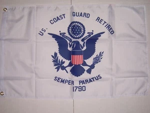 New Coast Guard Retired 2X3ft FLAG superior quality fade resist USA seller - Picture 1 of 4