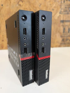 LOT 2) Lenovo ThinkCentre M715q Ryzen 5 PRO 2400GE 8GB RAM NO SSD/OS/AC - Picture 1 of 6