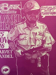 Erstdruck Poster, CANNED HEAT at the Bank, Wilson Art. 1968. - Bild 1 von 7