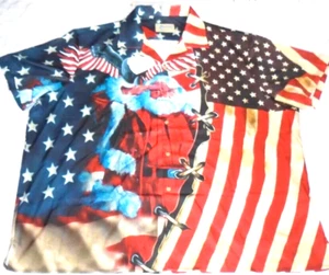 Camisas hawaianas Vacation Is A State Of Mind Patriótico Santa Claus Talla 4XL - Imagen 1 de 3