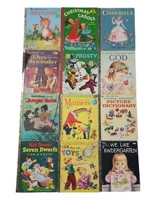 Vintage Little Golden Books Lot of 12 (from 1946-1983) - Picture 1 of 13
