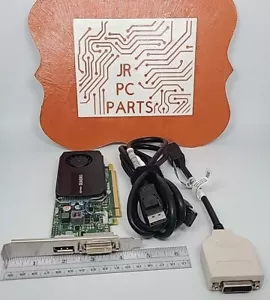 Dell Optiplex 3010 7010 7020 9010 9020 SFF 1GB Quadro Video Card & DVI Adapter - Picture 1 of 8