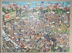 Ravensburger ACTS OF KINDNESS Large Format 750 piece Puzzle USED Mario Zucca - Picture 1 of 13