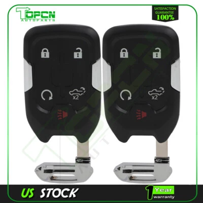 2 For GMC Sierra 1500 2019 2020 2021 Keyless Entry Remote Control Car Key Fob - Image 1 of 4