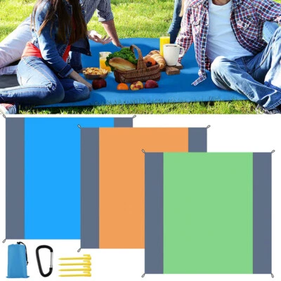 200x210cm Strandmatte Sandfrei Stranddecke Picknick Campingdecke Strand Outdoor - Bild 1 von 4