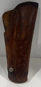 Hunter 38 6 Brown Leather Spring Holster For Revolver 38 6 Ruger S&W, Etc. - Picture 1 of 4