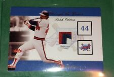 2002 Fleer Greats Baseball #44 GU 3 color Patch Edition JACKSON  Angels HOF