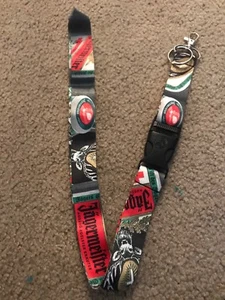 Jagermeister Lanyard with Detachable Clip - Keychain Ring ID Badge Holder Promo  - Picture 1 of 2