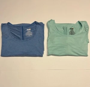 Avia Set 2 Top da Palestra Elasticizzati Estivi Allenamento Taglia XXL (20) 1 Blu 1 Turchese - Foto 1 di 16