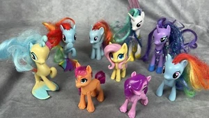 My Little Pony G4 Juguete Lote de 9 Figuras Sea Pony Princesa Celestia Luna y otros - Imagen 1 de 10