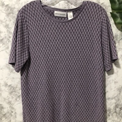 Suéter Alfred Dunner Mujer Talla Mediana Pullover Cuello Redondo Manga Corta Foto 1 de 4