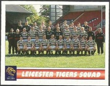 PANINI PREMIER DIVISION RUGBY 98-PDR- #064-LEICESTER TIGERS RFC SQUAD
