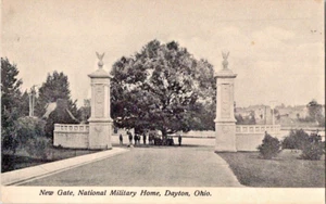 Dayton OH-Ohio Gate To Soldiers Home Vintage Souvenir Postcard - Picture 1 of 2