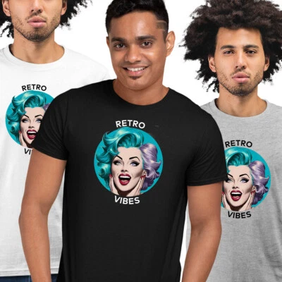 Retro Vibes Nostalgia Funny T-Shirt Funny Nostalgia T-Shirt - image 1 of 4