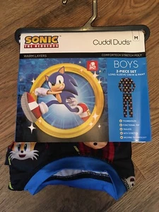 NWT Boys Cuddl Duds Warm Layers Poly Stretch 2-Piece Sets assorted sizes &print - Picture 1 of 6
