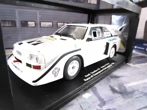AUDI S1 E2 Rallye Quattro ROC Race of Champions 1989 Röhrl RICOSTRUZIONE IXO 1:18 - Foto 1 di 7