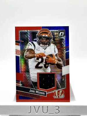 2023 DONRUSS OPTIC THREADS JOE MIXON BLUE HYPER PRIZM Patch Bengals #DT-JM - Image 1 of 2