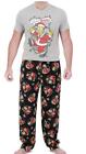 The Simpons Mens Homer Santa Pjs 2 Pc Sleepwear Pajamas  Size  L  Nwt