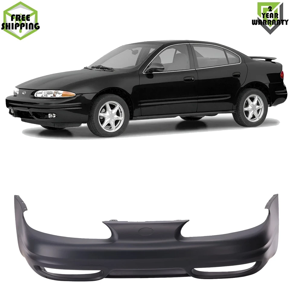 Front Bumper Cover Primed Plastic For 99-2004 Oldsmobile Alero — 第 1/3 张图片