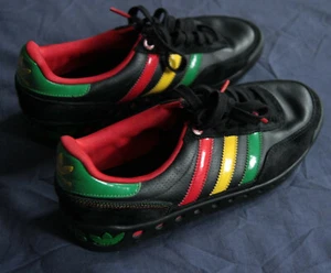Adidas Originals Scarpe da Ginnastica Rasta Jamaica Reggae PT 7 40 2/3 Vintag... - Foto 1 di 5