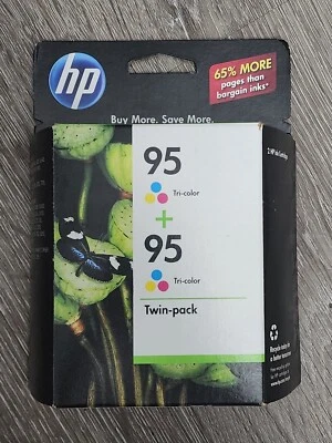 Genuine HP 95 Tri-Color Dual/Combo Pack Ink Cartridges New/Expired (CD886FN) - Image 1 of 3