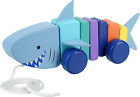 Shark Pull along Toy - Animal Push and Pull along Toys for 1 Year Olds, Toddler,