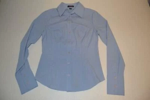 EXPRESS STRETCH BLAUES KLEID SHIRT DAMENGRÖSSE 6 - Bild 1 von 5