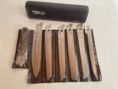 Conjunto de facas vintage Kershaw Kai Blade Trader com estojo e 6 lâminas feitas no Japão - Imagem 1 de 4