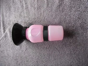 dog travel walk runn water bottle with fitted bowl used - Picture 1 of 3