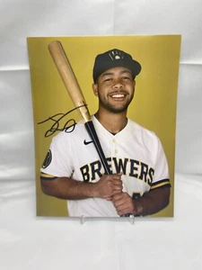 Jeferson Quero Autograph Signed 8x10 Photo Milwaukee Brewers #1 Prospect - Picture 1 of 2